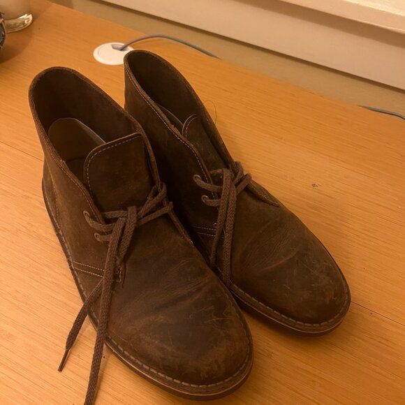 Clarks Desert Boot - dark brown leather, NWOT - Picture 3 of 5